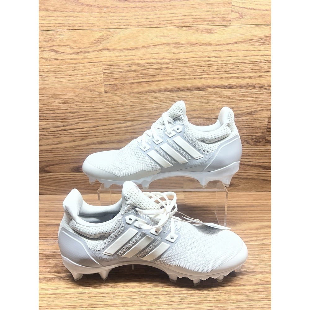 NEW Adidas Ultraboost Football Cleats White Granite Gray Size 9 JP7409 - Picture 6 of 13